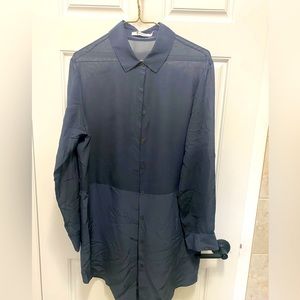T by Alexander Wang button-down tunic M